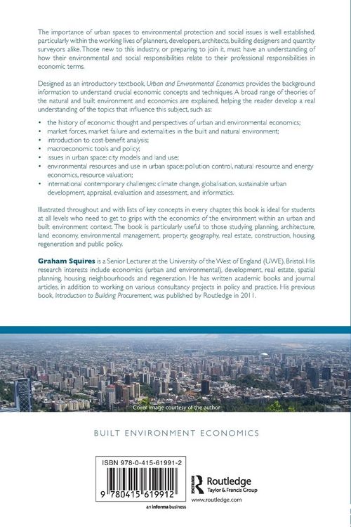 Produktbild: Urban and Environmental Economics