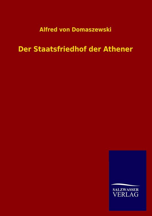 Produktbild: Der Staatsfriedhof der Athener
