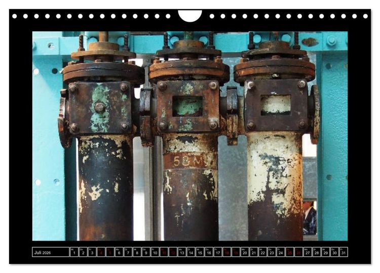 Produktbild: Fotokalender Industrial Art (Wandkalender 2026 DIN A4 quer), CALVENDO Monatskalender