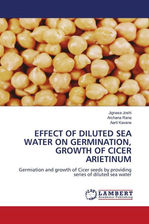Produktbild: Effect Of Diluted Sea Water On Germination, Growth Of Cicer Arietinum