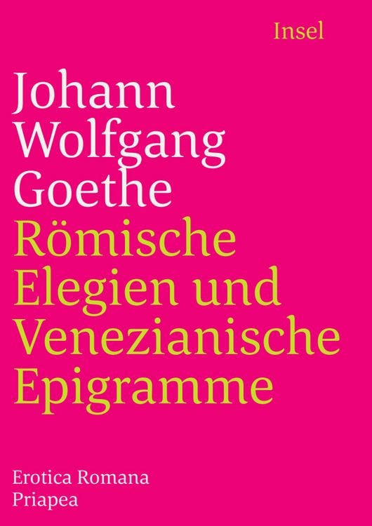Produktbild: R&ouml;mische Elegien und Venezianische Epigramme