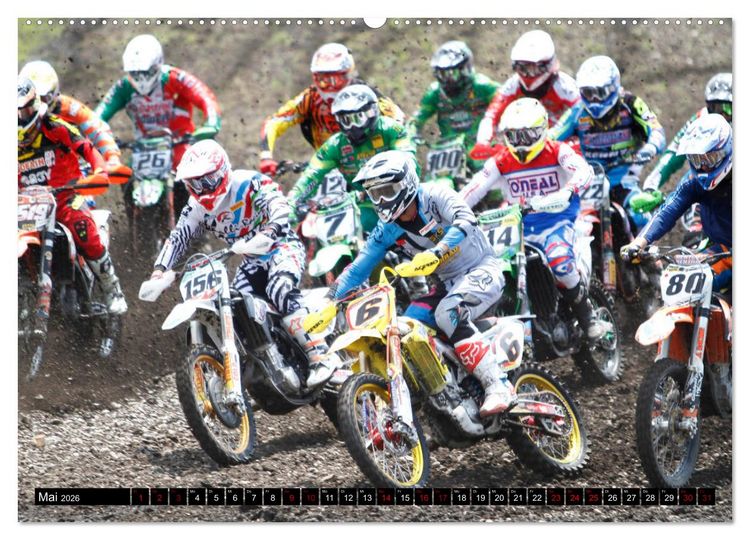 Produktbild: Moto Cross (Wandkalender 2026 DIN A2 quer), CALVENDO Monatskalender
