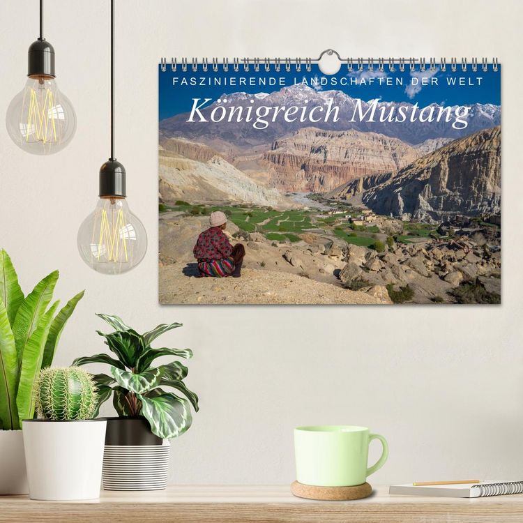 Produktbild: Faszinierende Landschaften der Welt: K&ouml;nigreich Mustang (Wandkalender 2026 DIN A4 quer), CALVENDO Monatskalender
