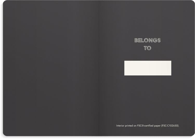 Produktbild: Burde Notizbuch Deluxe A6 schwarz