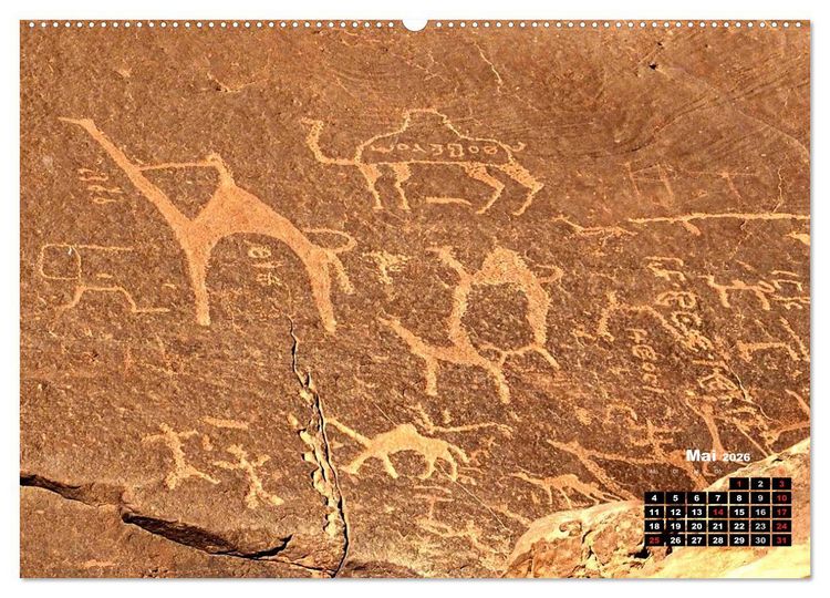 Produktbild: Jordanien. K&ouml;nigreich in der W&uuml;ste (hochwertiger Premium Wandkalender 2026 DIN A2 quer), Kunstdruck in Hochglanz