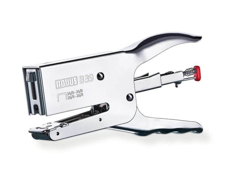 Produktbild: NOVUS Heftzange B 39 chrom, bis 50 Blatt
