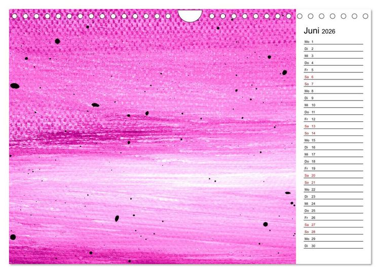 Produktbild: Mein bunter DIY-Bastelkalender (Wandkalender 2026 DIN A4 quer), CALVENDO Monatskalender