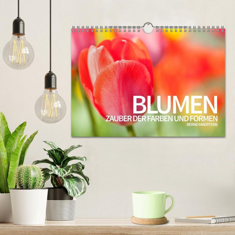 Produktbild: BLUMEN Zauber der Farben und Formen (Wandkalender 2026 DIN A4 quer), CALVENDO Monatskalender