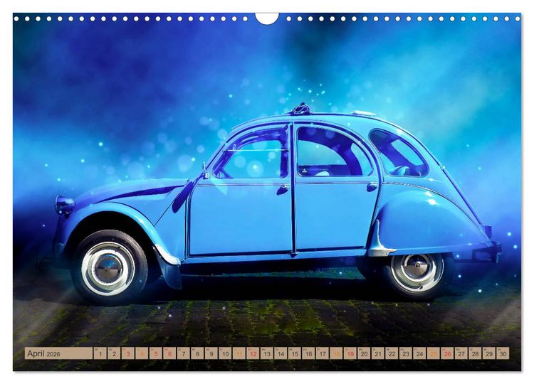 Produktbild: Die Ente - Citro&euml;n 2CV (Wandkalender 2026 DIN A3 quer), CALVENDO Monatskalender