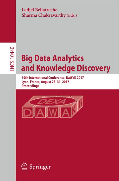 Produktbild: Big Data Analytics and Knowledge Discovery