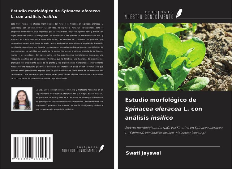 Produktbild: Estudio morfol&oacute;gico de Spinacea oleracea L. con an&aacute;lisis insilico