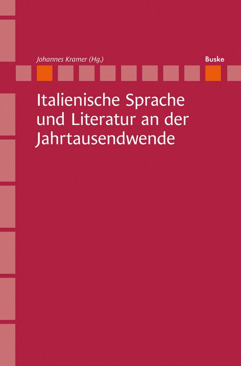 Produktbild: Italienische Sprache und Literatur an der Jahrtausendwende