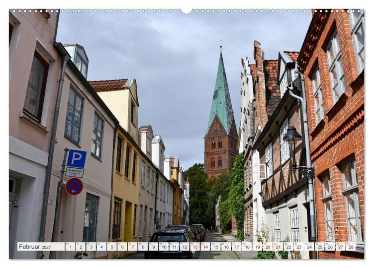 Produktbild: L&uuml;beck, die sehenswerte Hansestadt an der Ostsee (Wandkalender 2027 DIN A2 quer), CALVENDO Monatskalender