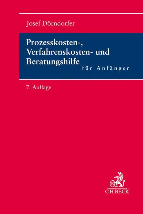 Produktbild: Prozesskosten-, Verfahrenskosten- und Beratungshilfe f&uuml;r Anf&auml;nger