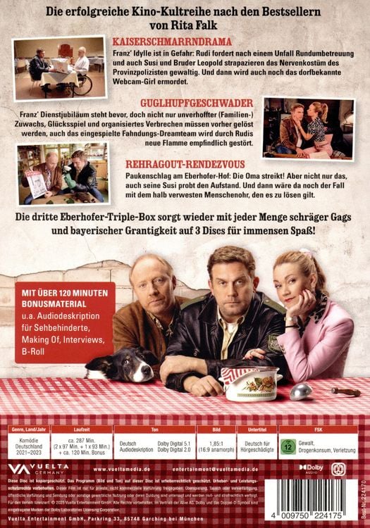 Produktbild: Die dritte Eberhofer Triple Box [3 DVDs]