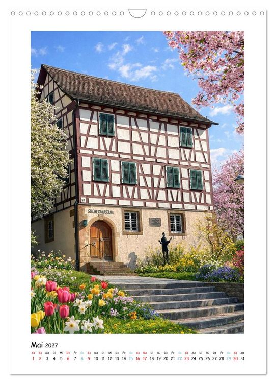 Produktbild: Unterwegs in und um Waiblingen (Wandkalender 2027 DIN A3 hoch), CALVENDO Monatskalender