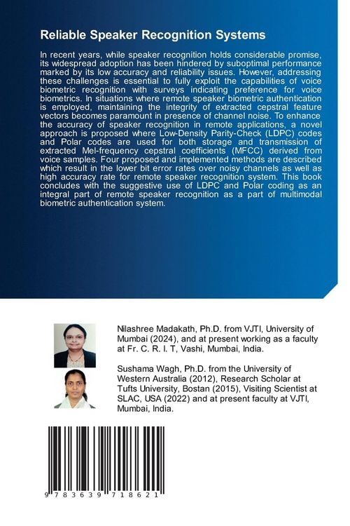 Produktbild: Reliable Speaker Recognition Systems