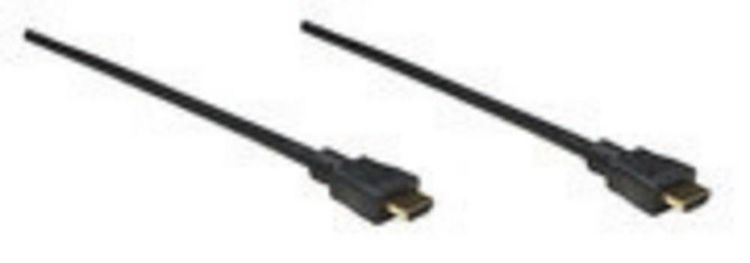 Produktbild: Manhattan HDMI Anschlusskabel HDMI-A Stecker, HDMI-A Stecker 1.80 m Schwarz 306119-CG 4K UHD HDMI-Kabel