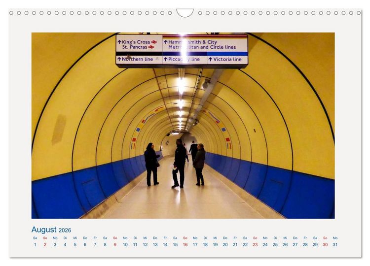 Produktbild: Stippvisite in London (Wandkalender 2026 DIN A3 quer), CALVENDO Monatskalender
