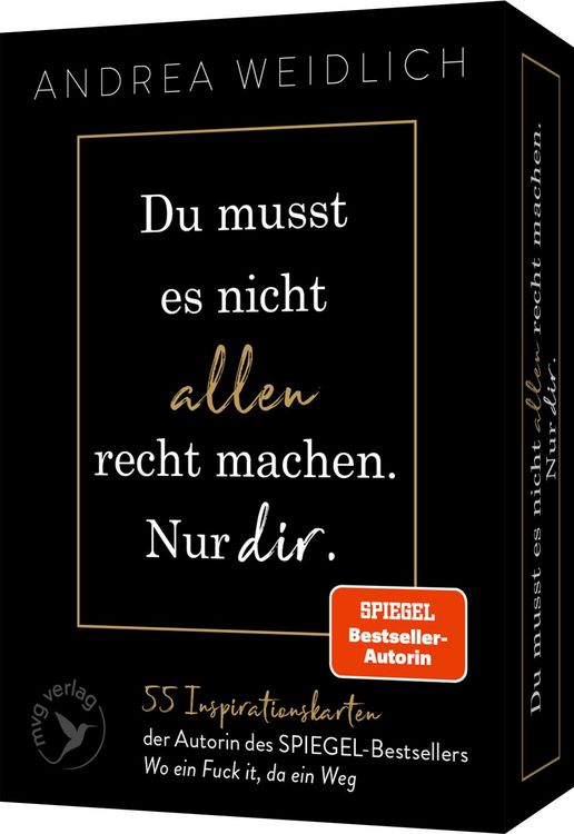Produktbild: Du musst es nicht allen recht machen. Nur dir.