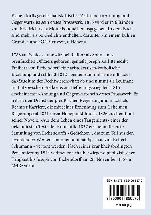 Produktbild: Ahnung und Gegenwart
