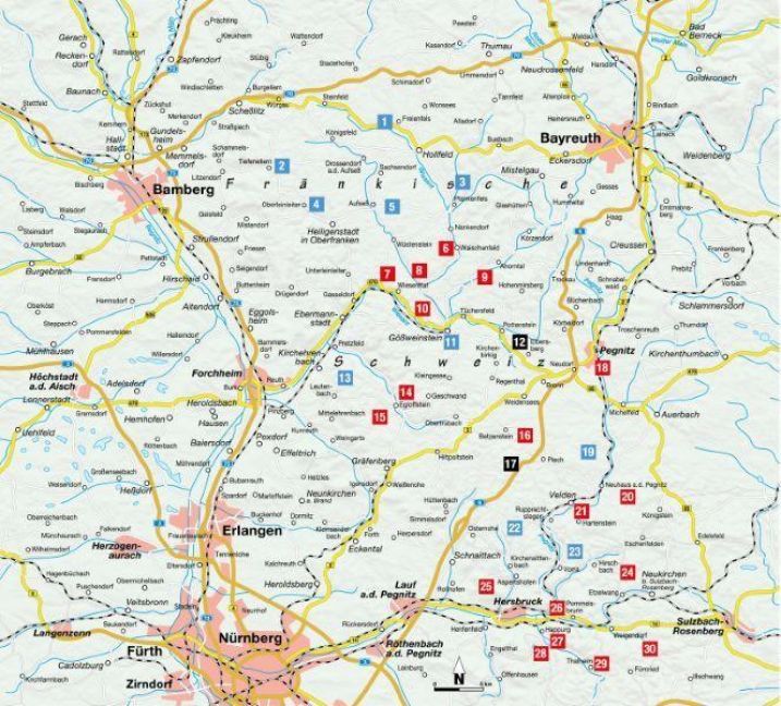 Produktbild: Geheimnisvolle Pfade Fr&auml;nkische Schweiz