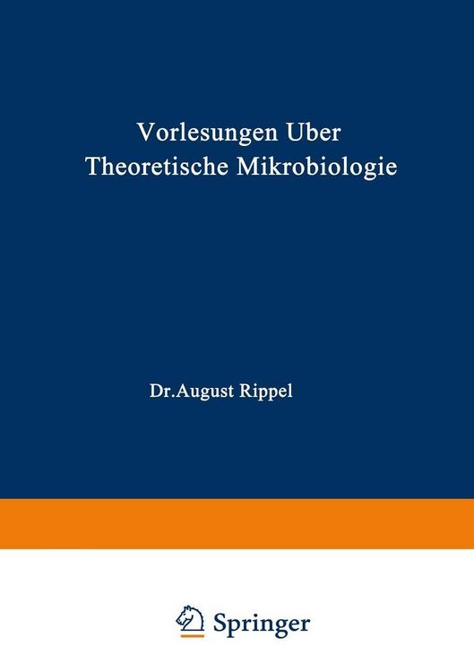 Produktbild: Vorlesungen &uuml;ber Theoretische Mikrobiologie