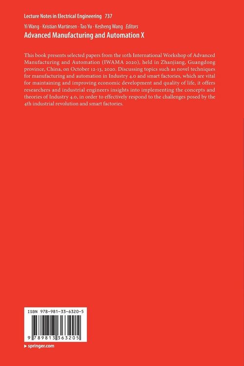Produktbild: Advanced Manufacturing and Automation X