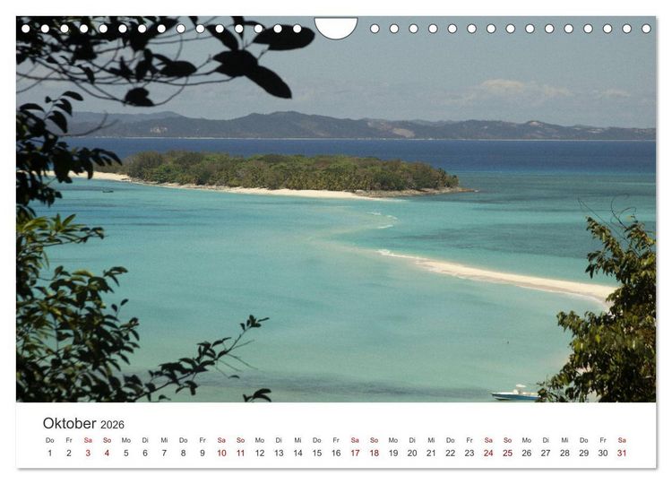 Produktbild: Madagaskar - Eine au&szlig;ergew&ouml;hnliche und wundersch&ouml;ne Insel. (Wandkalender 2026 DIN A4 quer), CALVENDO Monatskalender