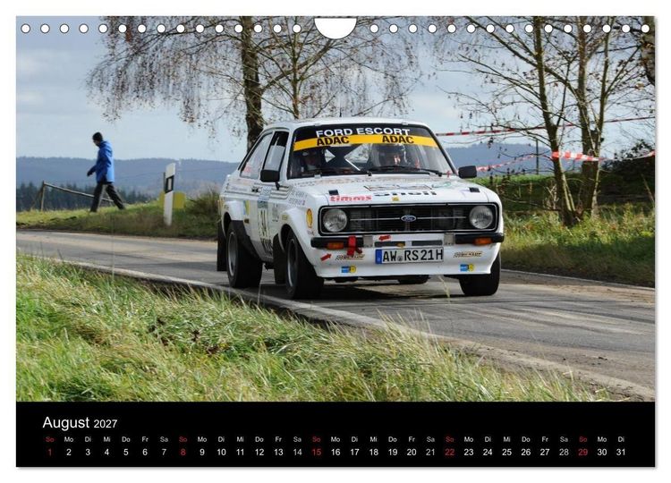 Produktbild: Asphalt und Schotter Rallye (Wandkalender 2027 DIN A4 quer), CALVENDO Monatskalender