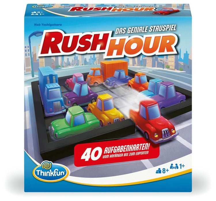 Produktbild: ThinkFun Rush&nbsp;Hour Rush Hour&reg; - Logikspiel ab 8 Jahre