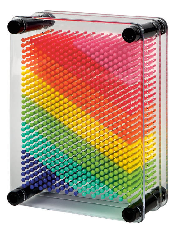Produktbild: 3D-Nagelbilder Regenbogen Pin Art