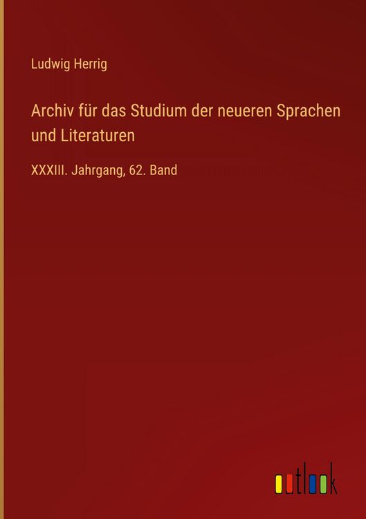 Produktbild: Archiv f&uuml;r das Studium der neueren Sprachen und Literaturen