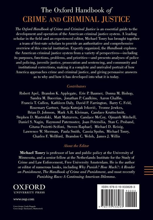 Produktbild: The Oxford Handbook of Crime and Criminal Justice