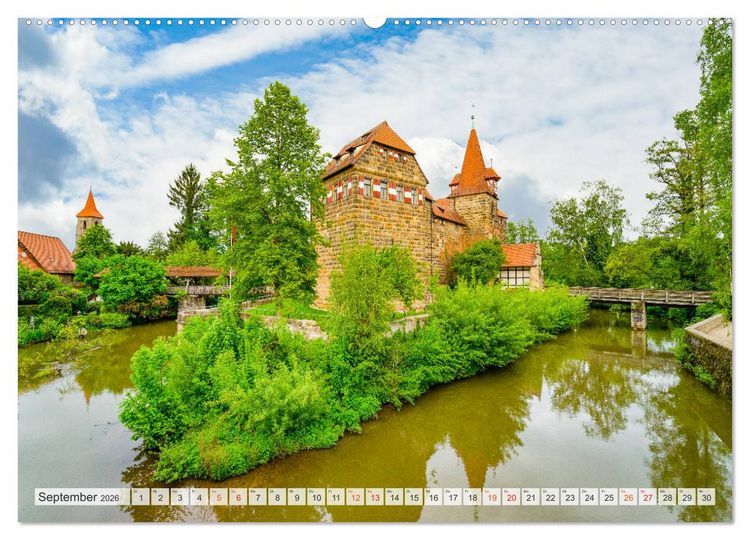 Produktbild: Lauf an der Pegnitz Impressionen (Wandkalender 2026 DIN A2 quer), CALVENDO Monatskalender