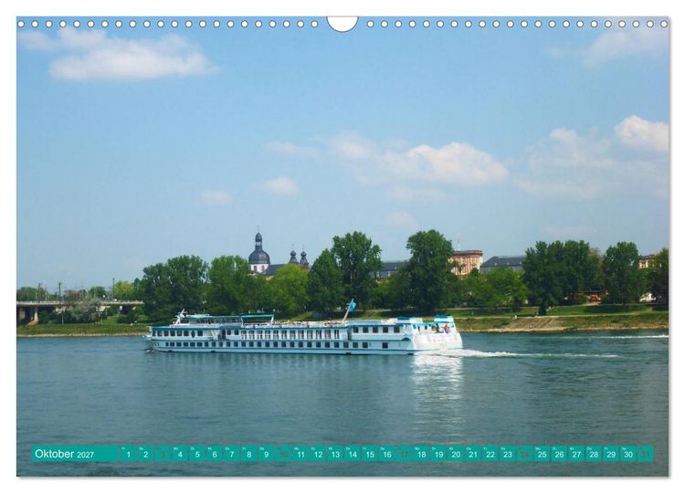 Produktbild: Gr&uuml;nes Mannheim (Wandkalender 2027 DIN A3 quer), CALVENDO Monatskalender