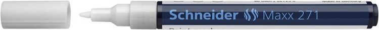 Produktbild: Schneider Schreibger&auml;te 271 127149 Lackmarker Wei&szlig; 1 mm, 2mm