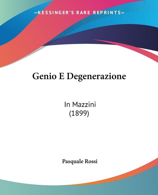 Produktbild: Genio E Degenerazione