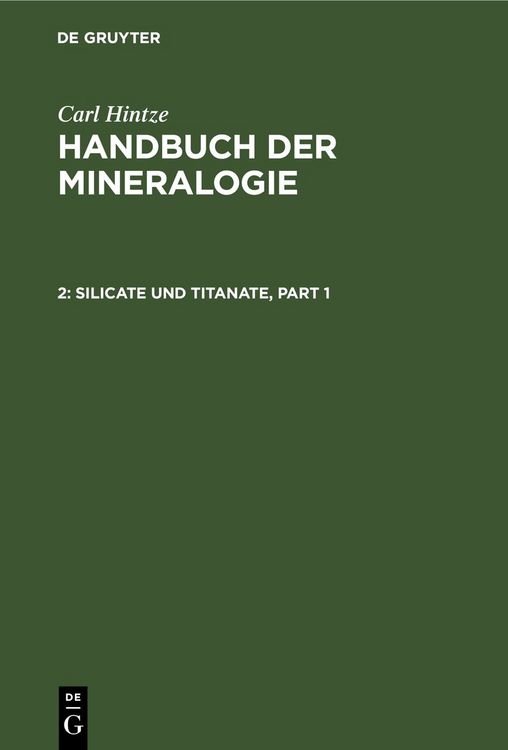 Produktbild: Silicate und Titanate