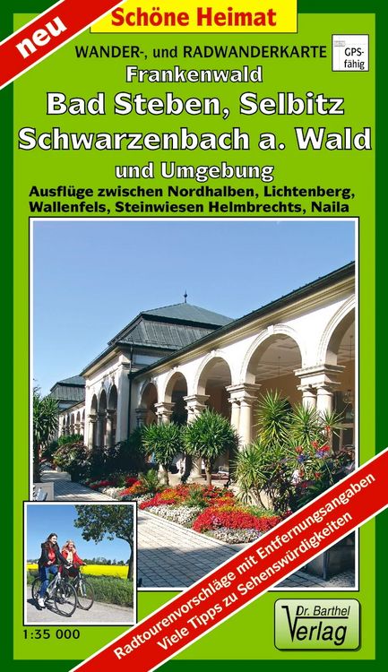 Produktbild: Wander- und Radwanderkarte Naturpark Frankenwald, Bad Steben, Selbitz, Schwarzenbach a. Wald und Umgebung