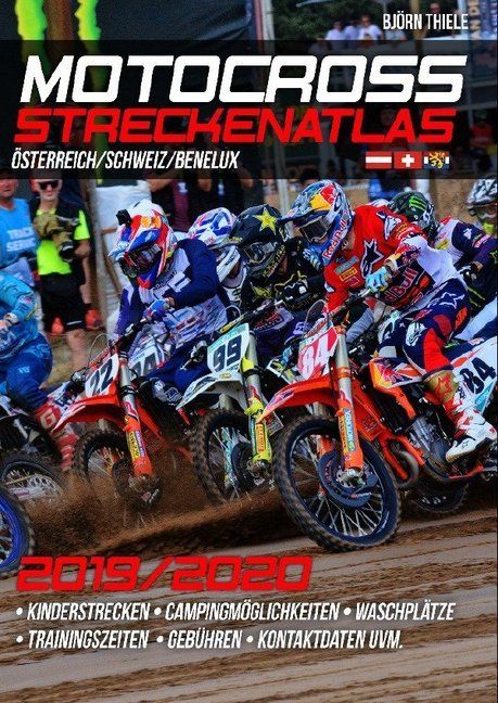 Produktbild: MX Streckenatlas &Ouml;sterreich / Schweiz / Benelux 2019/2020
