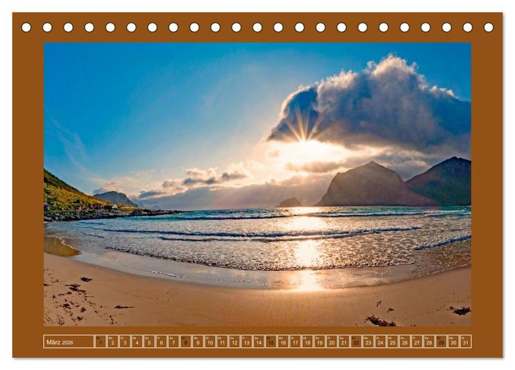 Produktbild: Lofoten - Norwegens Juwelen (Tischkalender 2026 DIN A5 quer), CALVENDO Monatskalender
