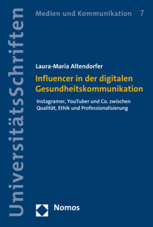 Produktbild: Influencer in der digitalen Gesundheitskommunikation