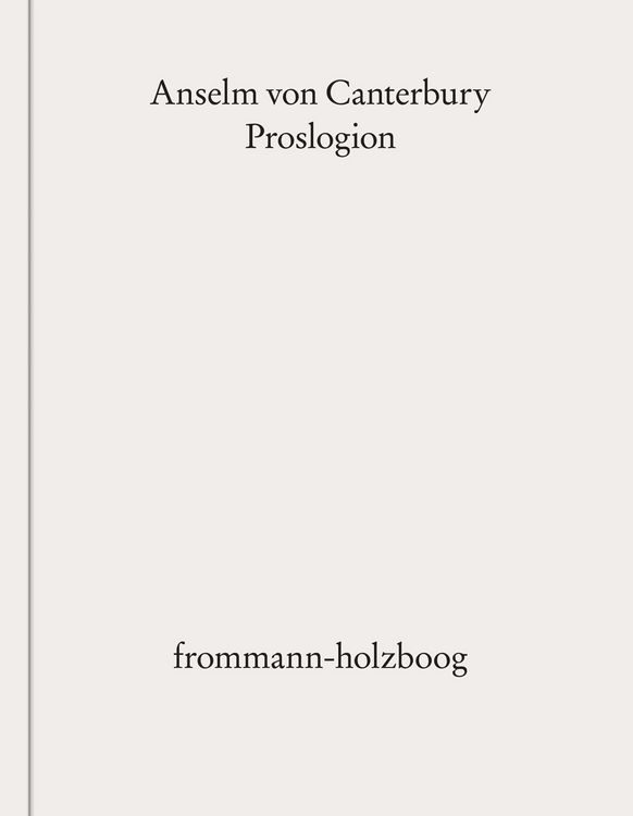 Produktbild: Proslogion