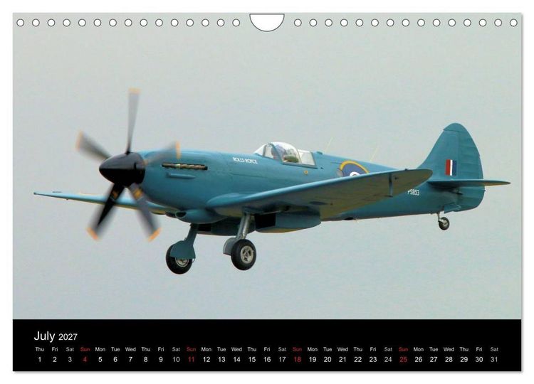 Produktbild: Battle of Britain collection 75th Anniversary (Wall Calendar 2027 DIN A4 landscape), CALVENDO 12 Month Wall Calendar