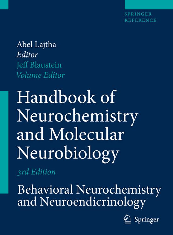 Produktbild: Handbook of Neurochemistry and Molecular Neurobiology
