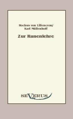 Produktbild: Liliencron, R: Zur Runenlehre