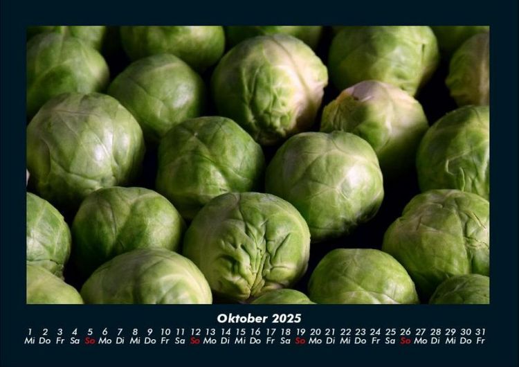 Produktbild: Gem&uuml;sekalender 2025 Fotokalender DIN A4