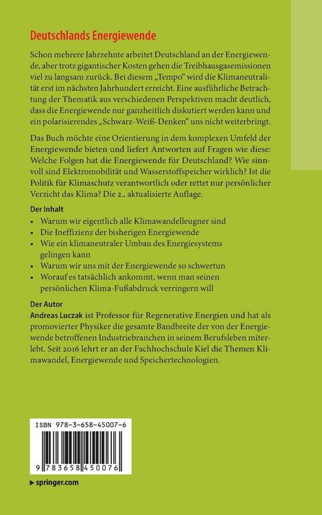Produktbild: Deutschlands Energiewende &ndash; Fakten, Mythen und Irrsinn