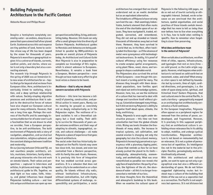 Produktbild: East Polynesia. Architectural and Cultural Guide